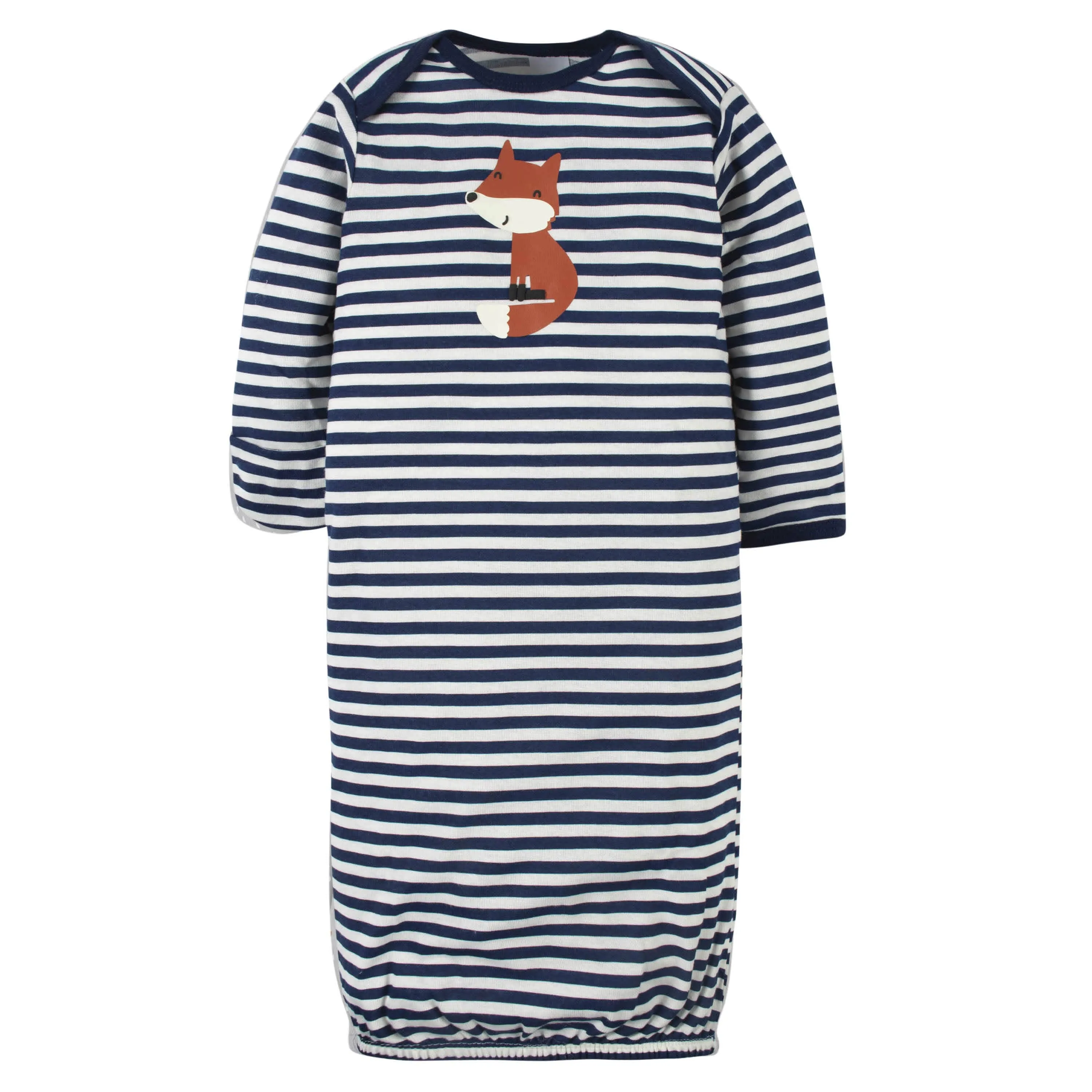 2-Pack Baby Boys Fox Gowns