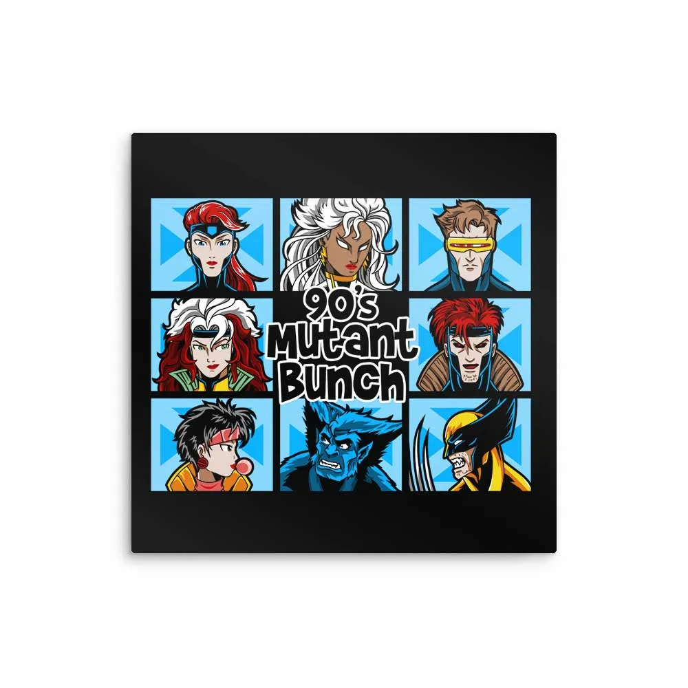 90's Mutant Bunch - Metal Print