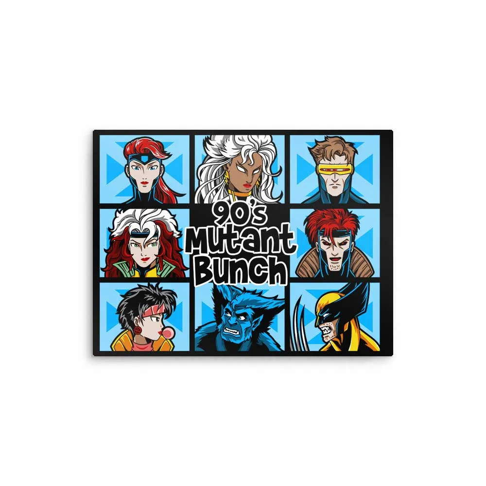 90's Mutant Bunch - Metal Print