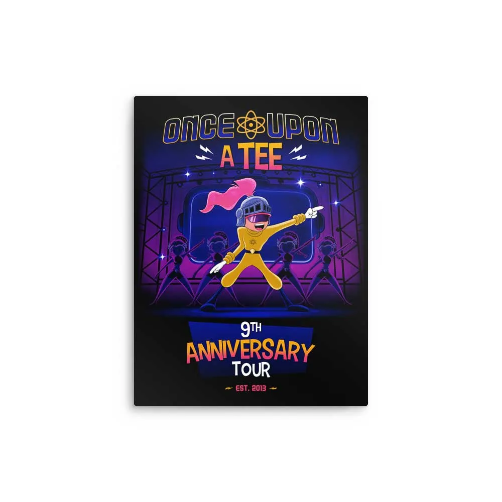 9th Anniversary Tour - Metal Print