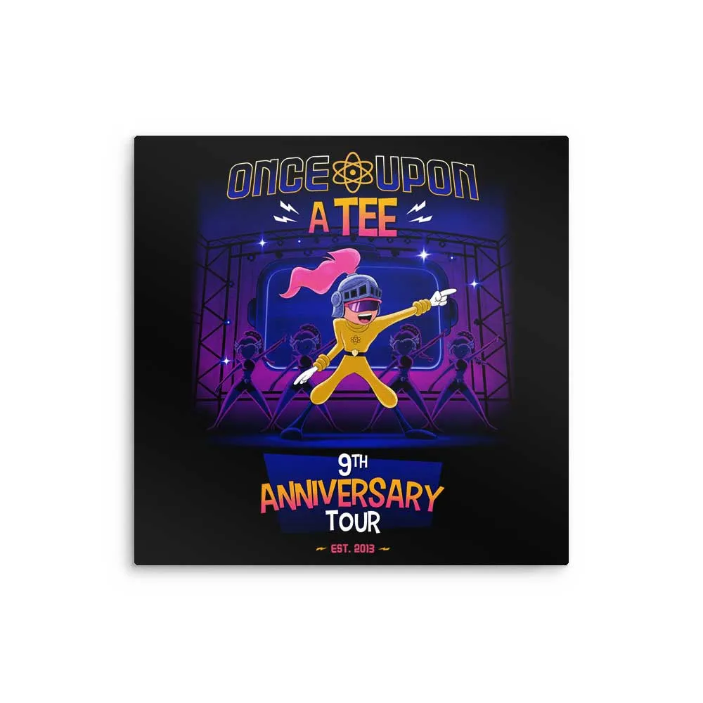 9th Anniversary Tour - Metal Print