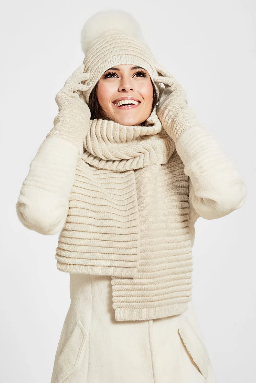 Adult Ribbed Scarf