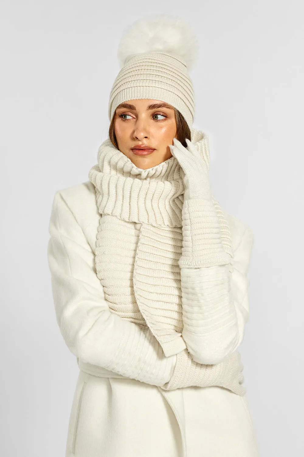 Adult Ribbed Scarf