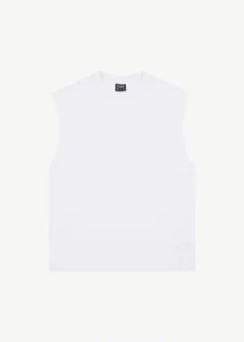 AFENDS Mens Vacation - Sleeveless Tee - White