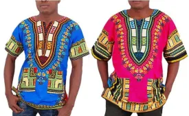 African Prints Danshiki Shirt (Unisex)