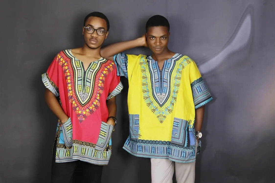 African Prints Danshiki Shirt (Unisex)