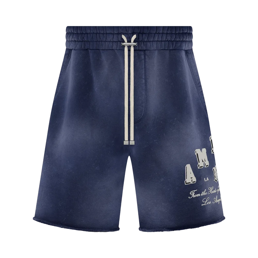 AMIRI - Vintage Collegiate Shorts Blue