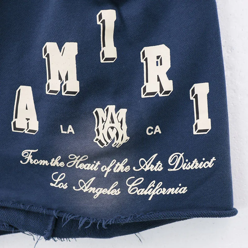 AMIRI - Vintage Collegiate Shorts Blue