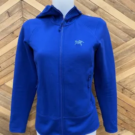 Arc'teryx - Women's Full-Zip Fleece Kyanite Hoodie - MSRP $220: Blue-women-SM