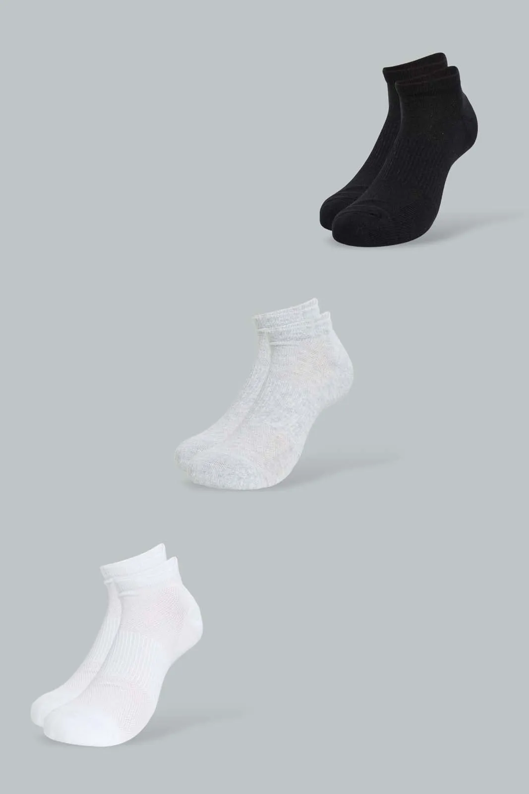 Assorted Men's Ankle Sock (Pack of 3)