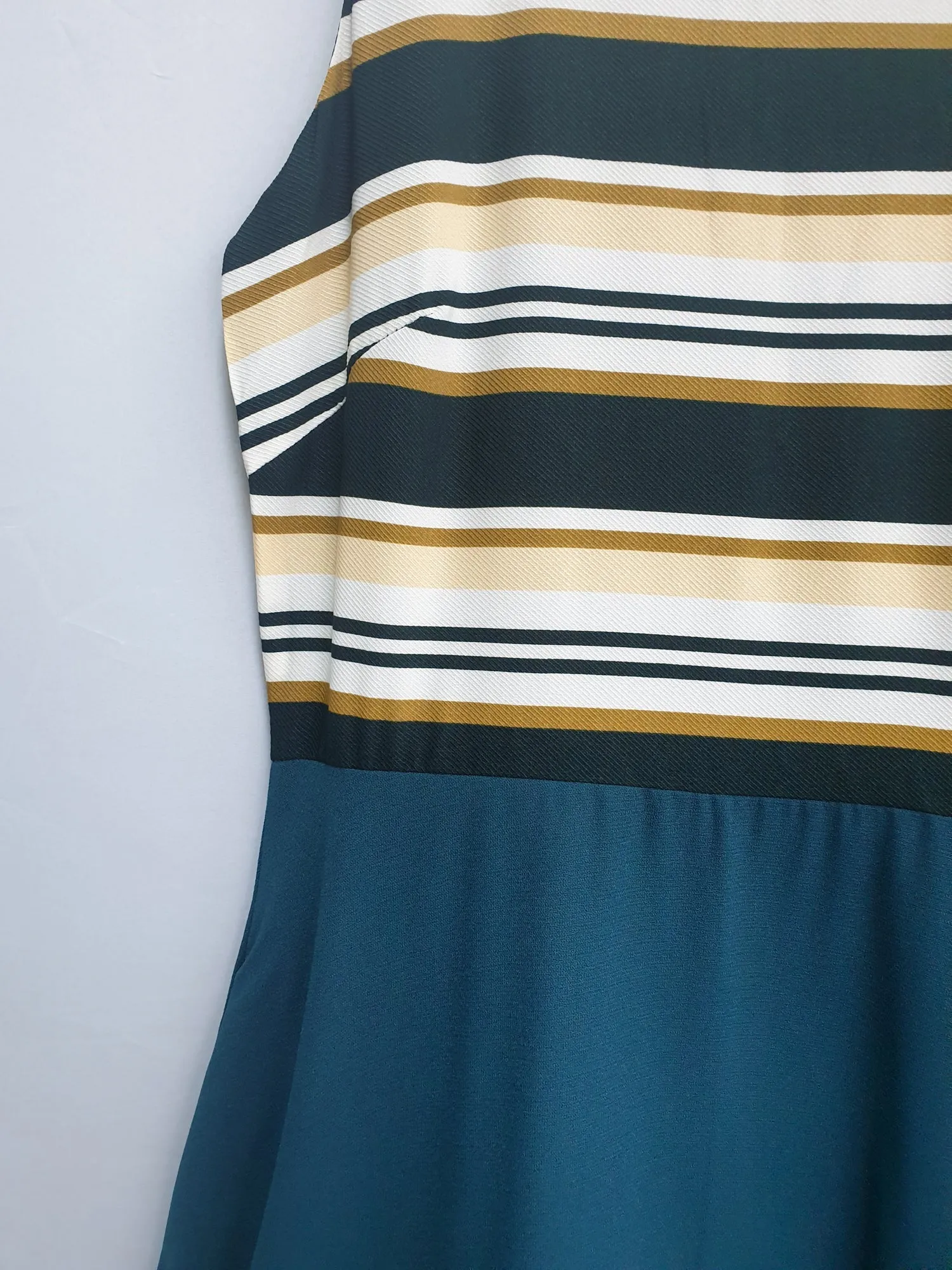 Auburn Stripes Swing Dress