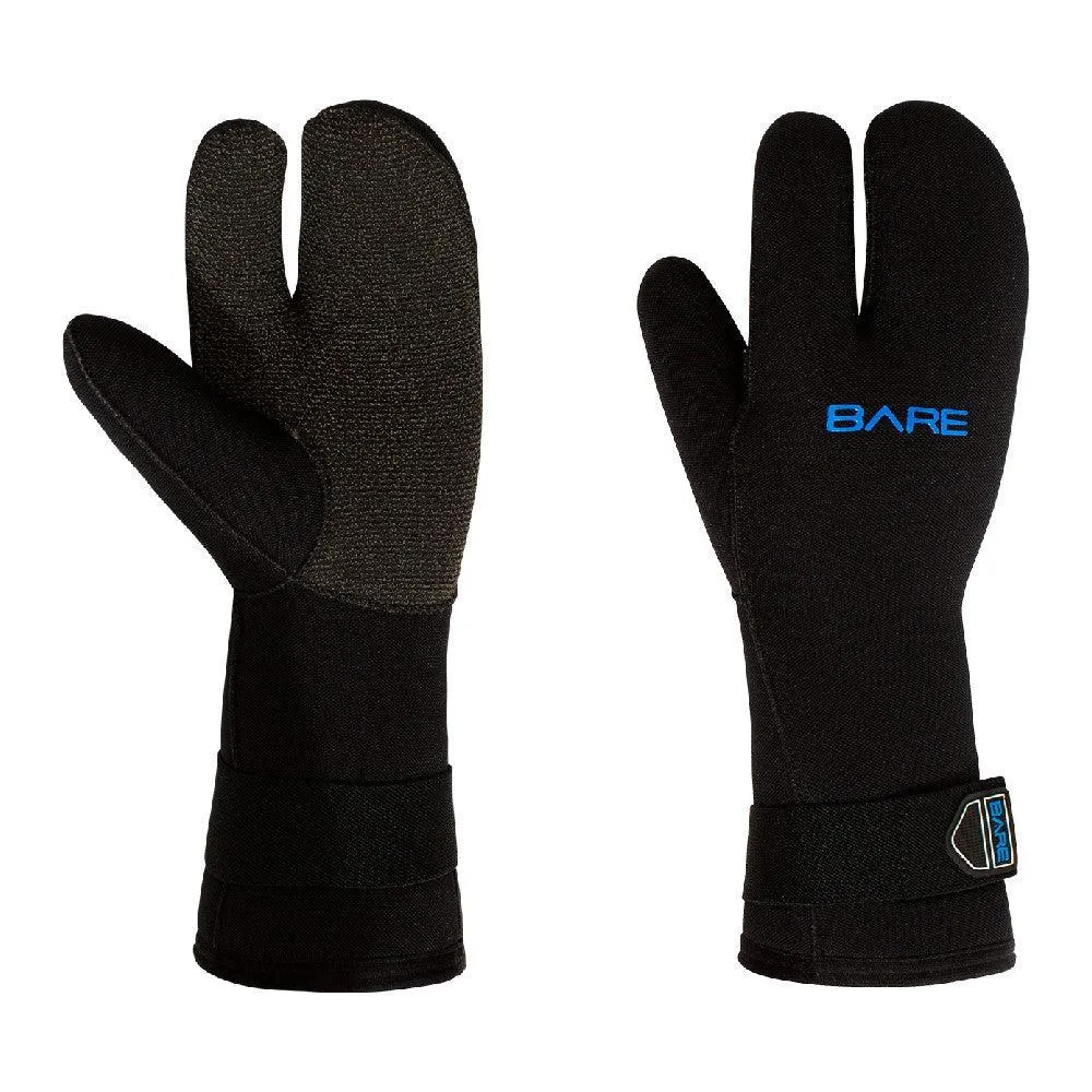 Bare 7 MM K-Palm 3-Finger Mitt Style Glove