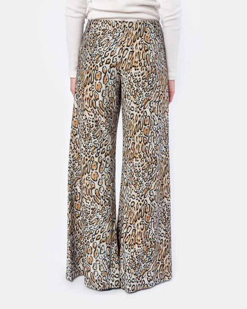 Bell Pant in Leopard