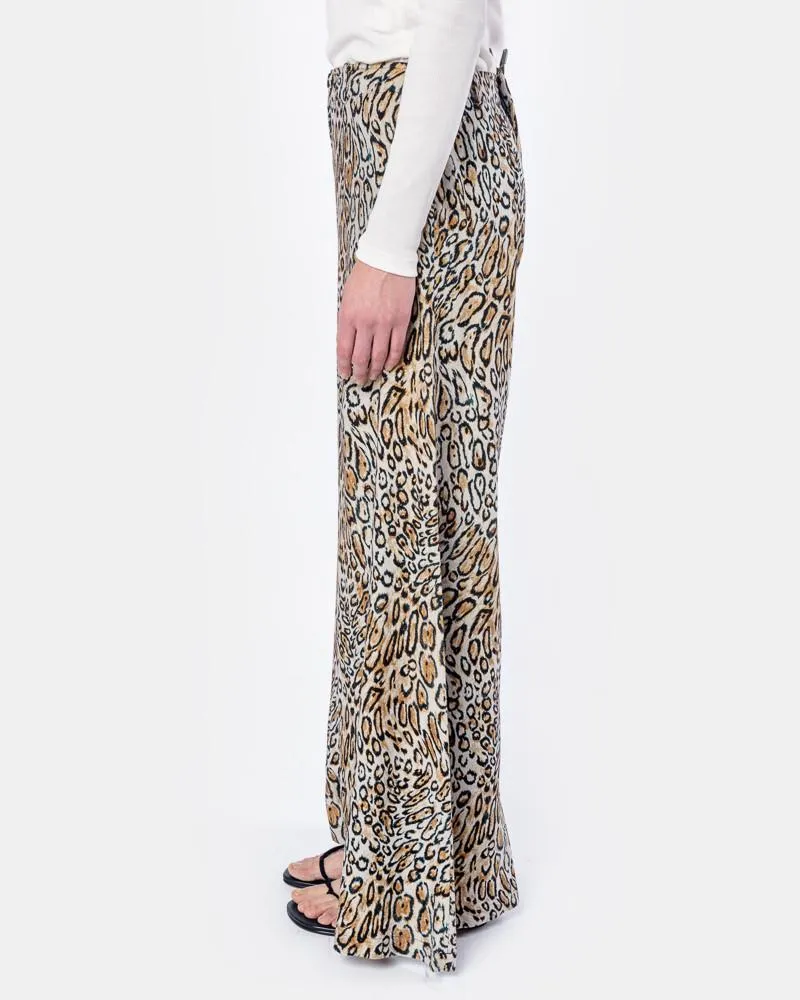 Bell Pant in Leopard