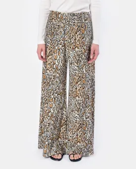 Bell Pant in Leopard