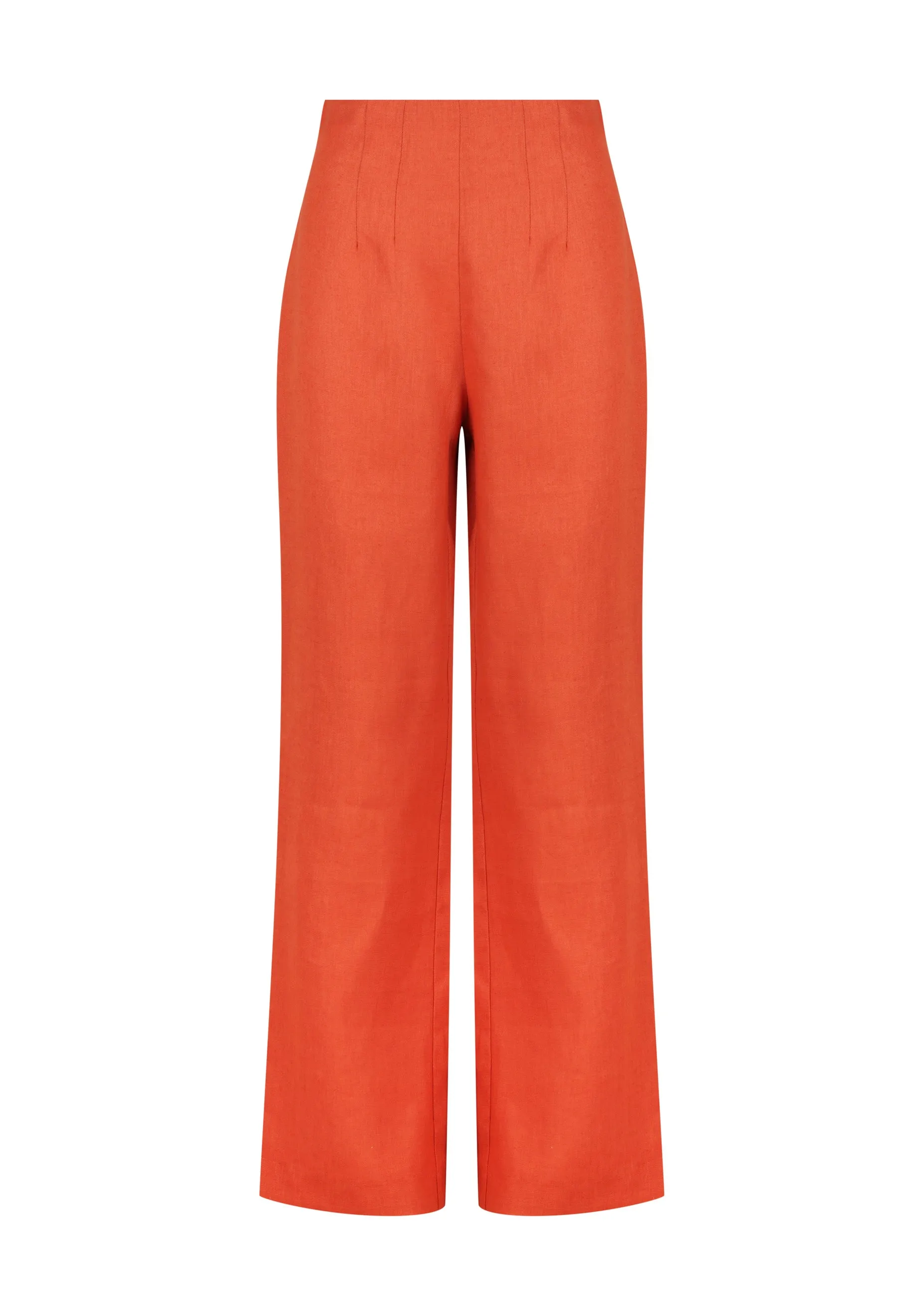 Benita Linen Pant_Paprika