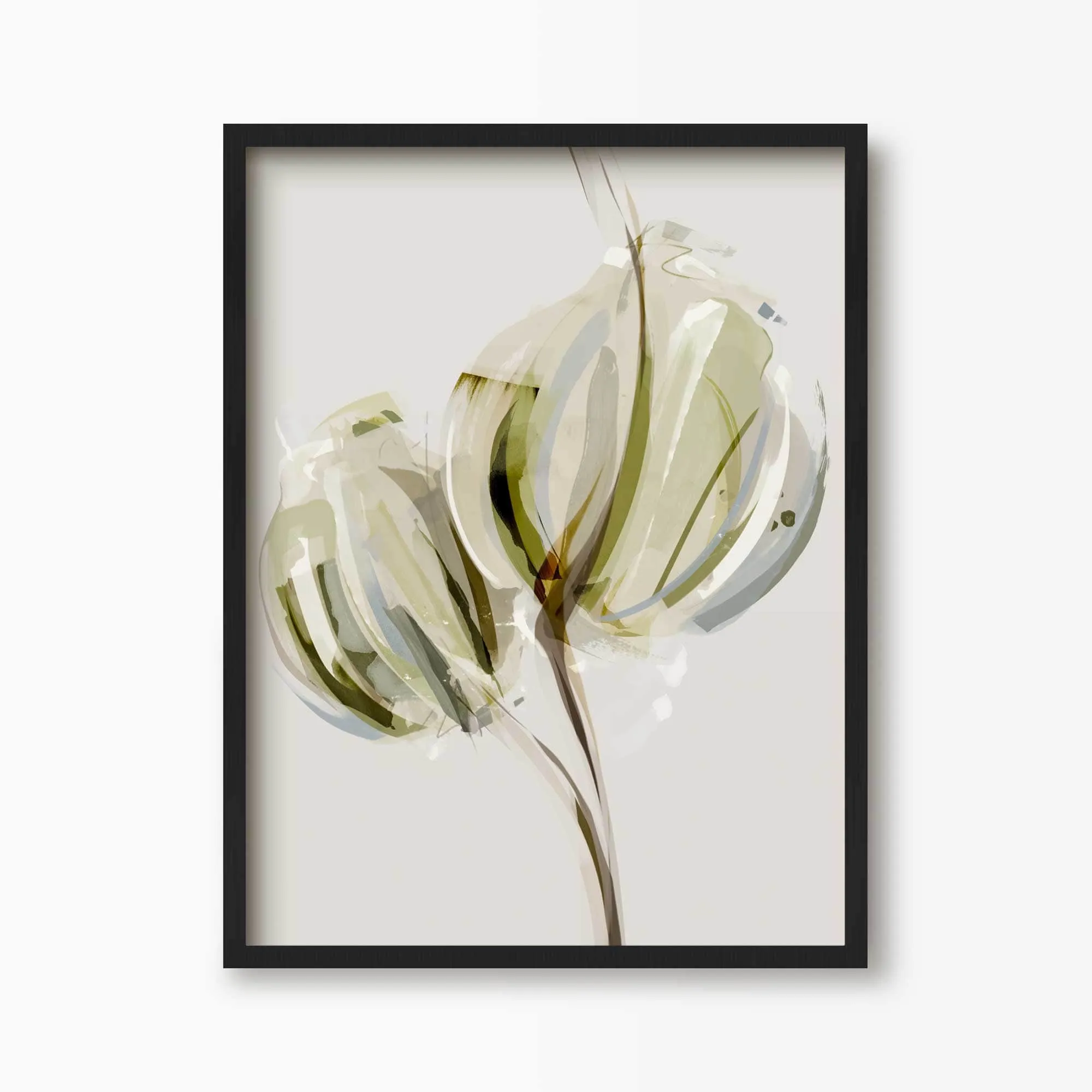 Best Buds Abstract Floral Art Print