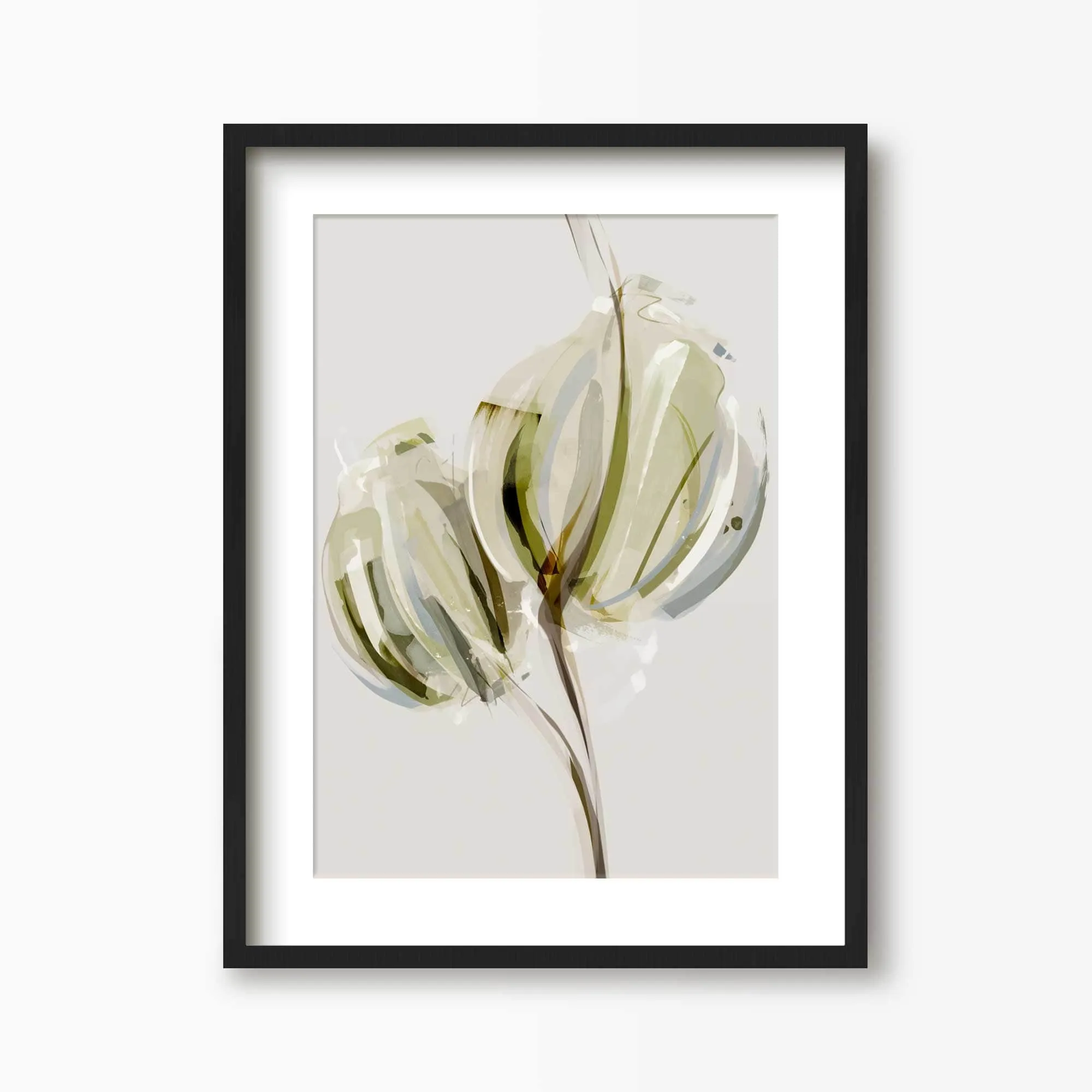 Best Buds Abstract Floral Art Print