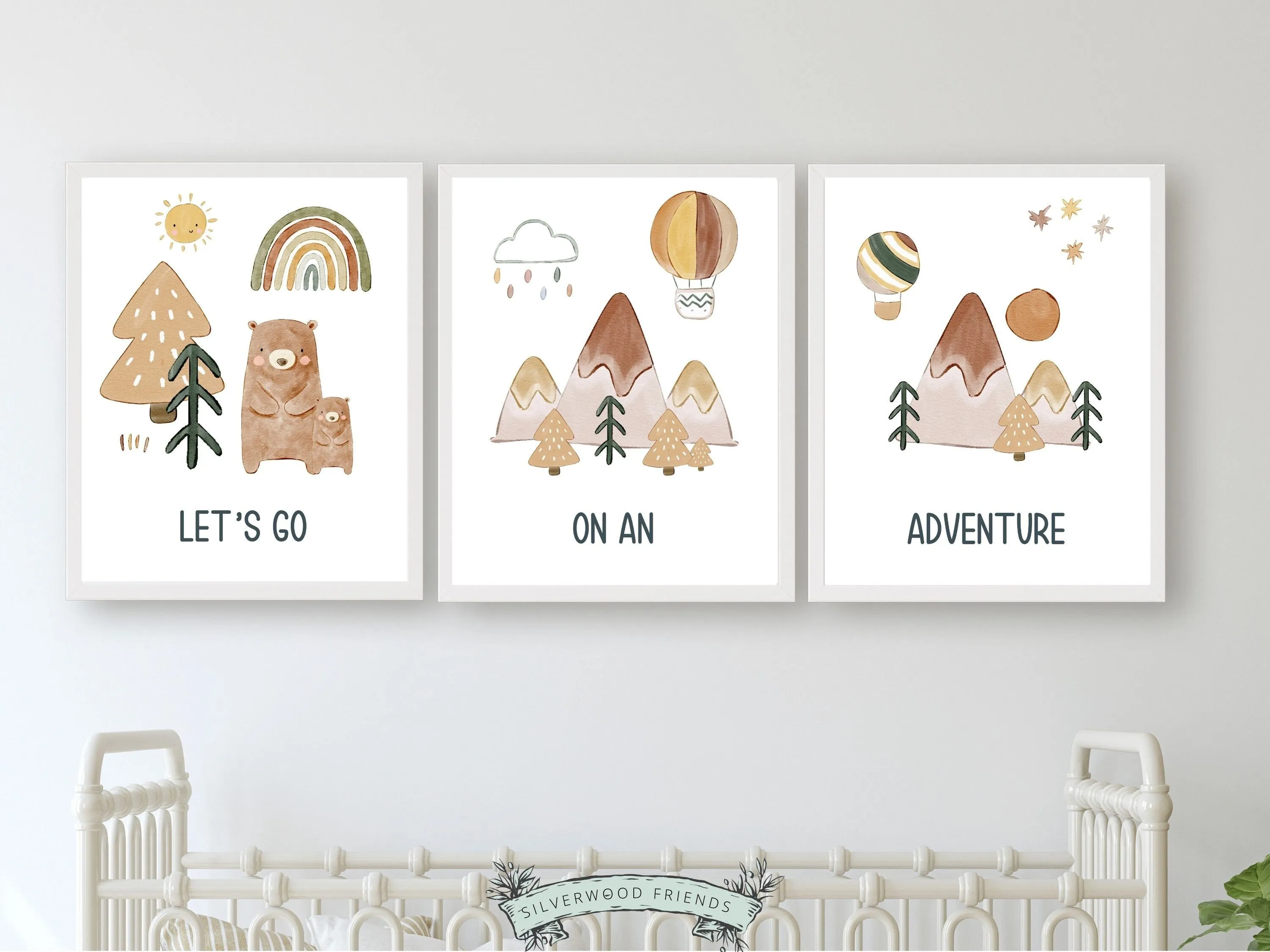 Boho Adventure Nursery Prints