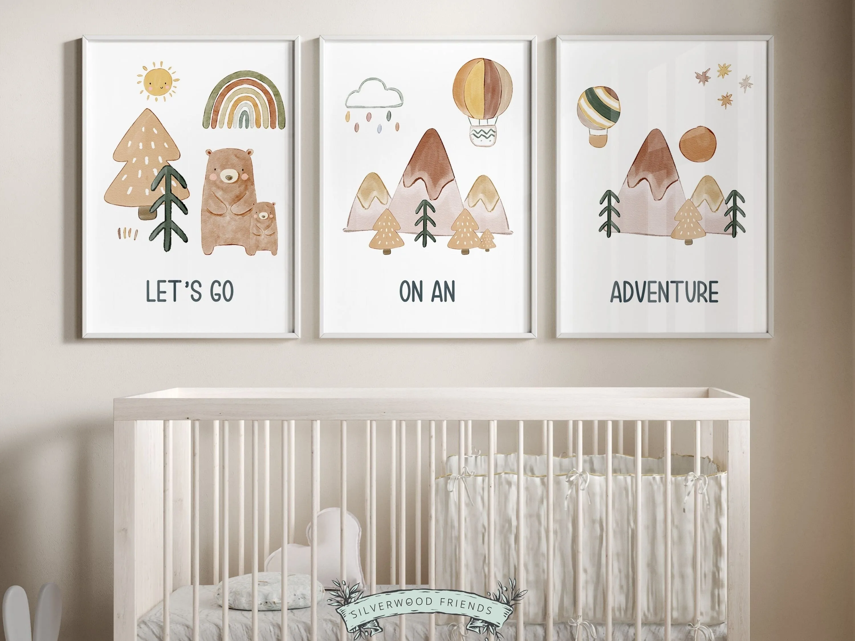 Boho Adventure Nursery Prints