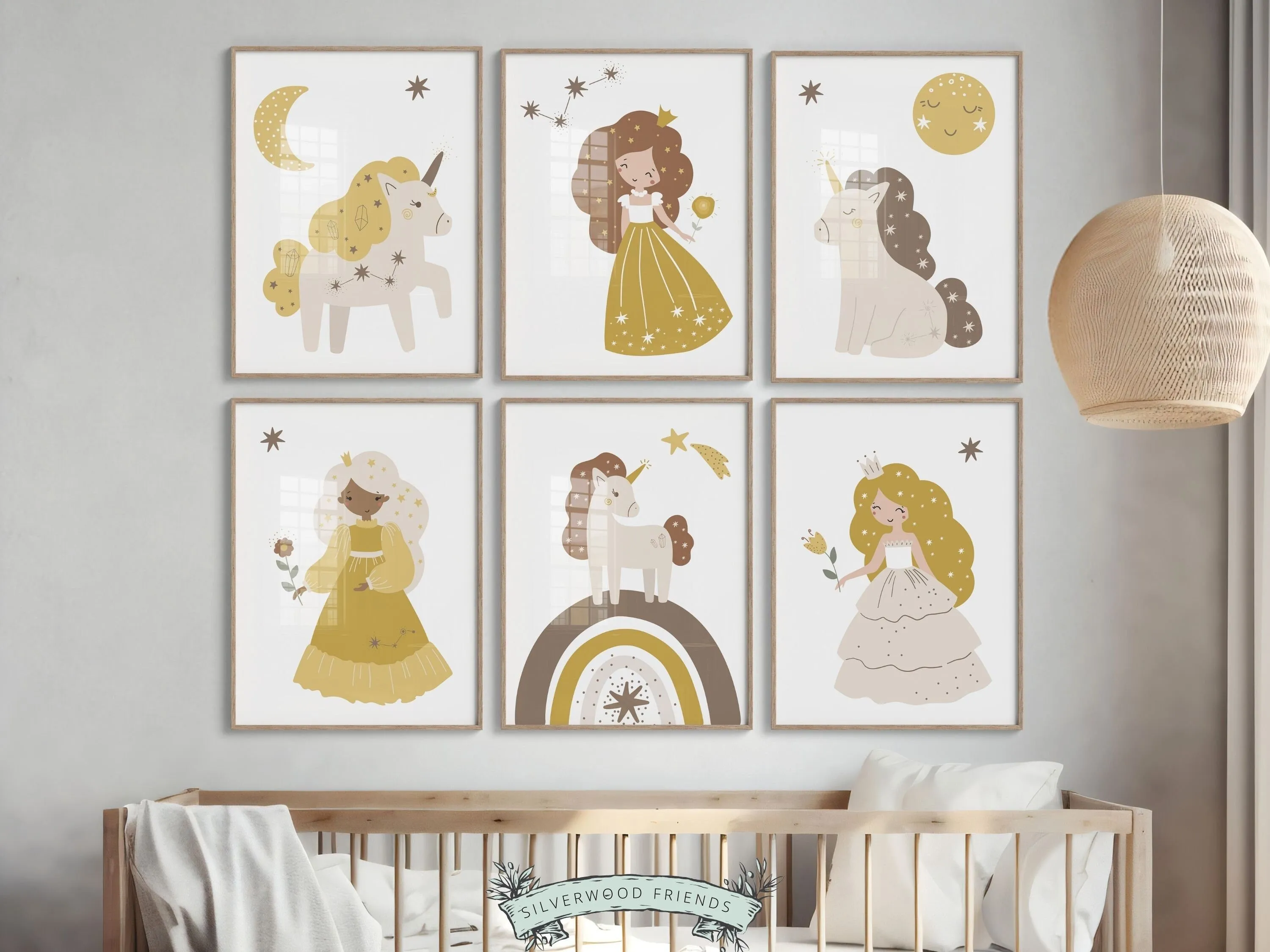 Boho Princess Nursery Prints