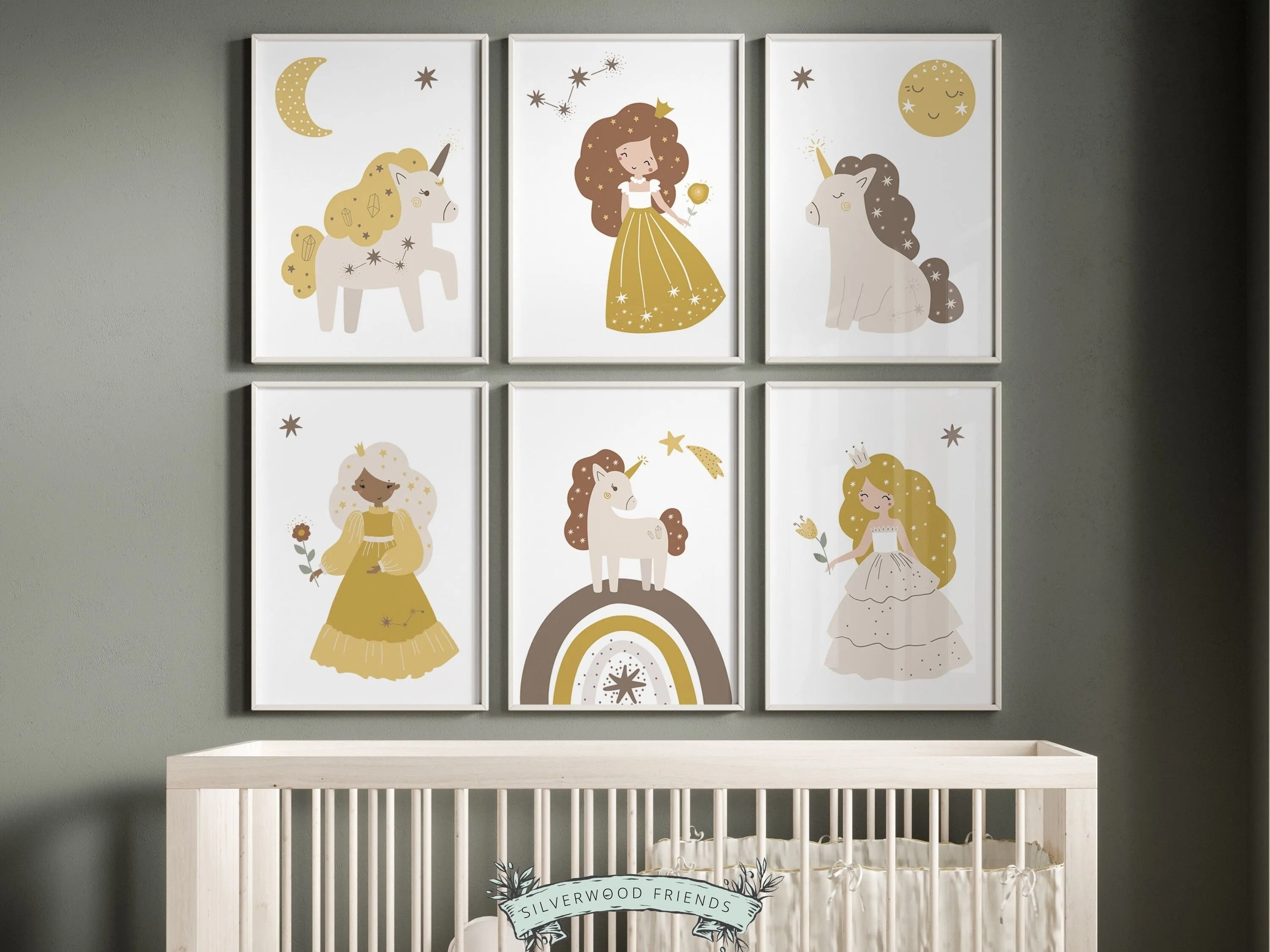 Boho Princess Nursery Prints