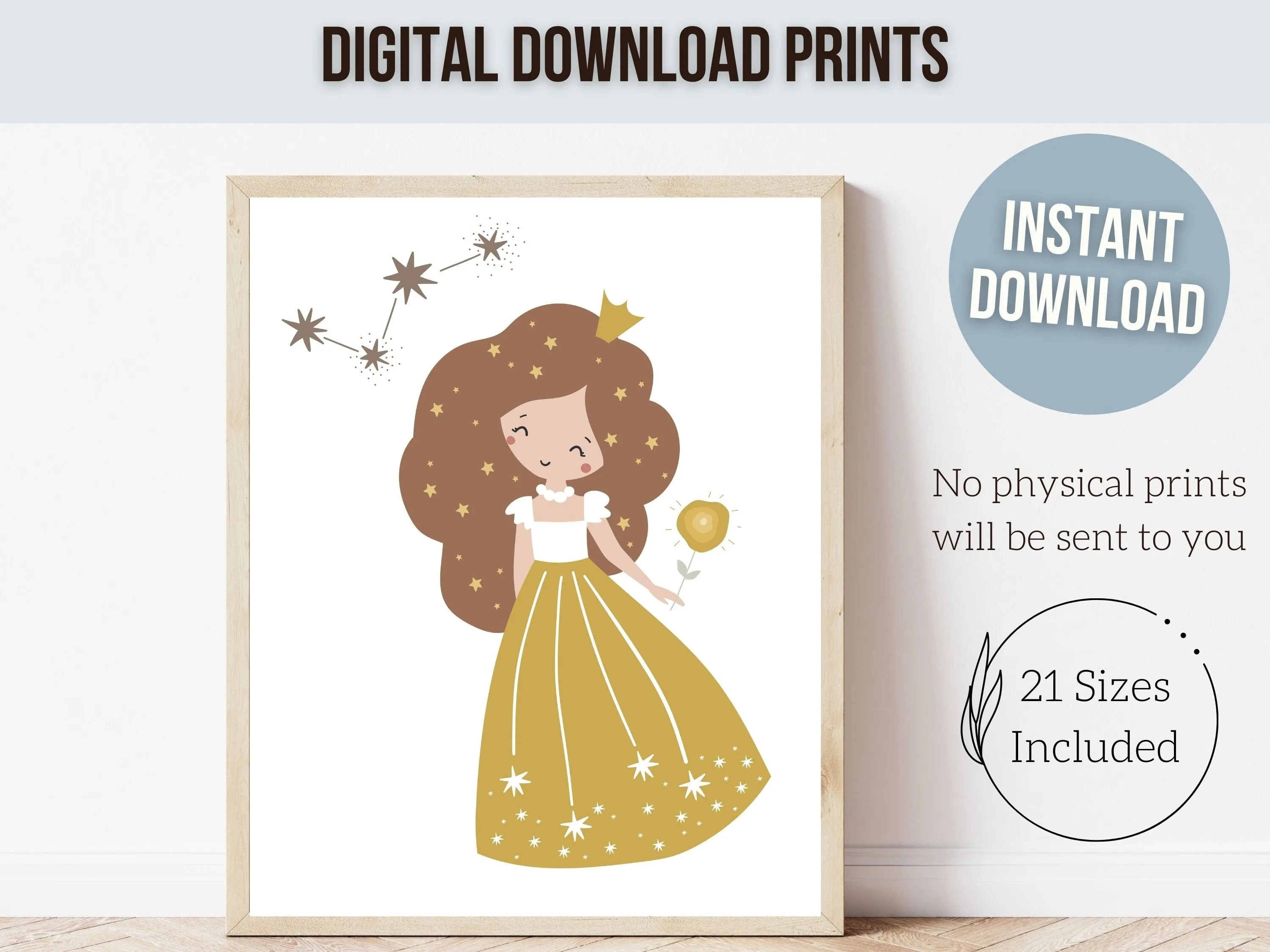 Boho Princess Nursery Prints