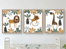 Boho Safari Jungle Prints