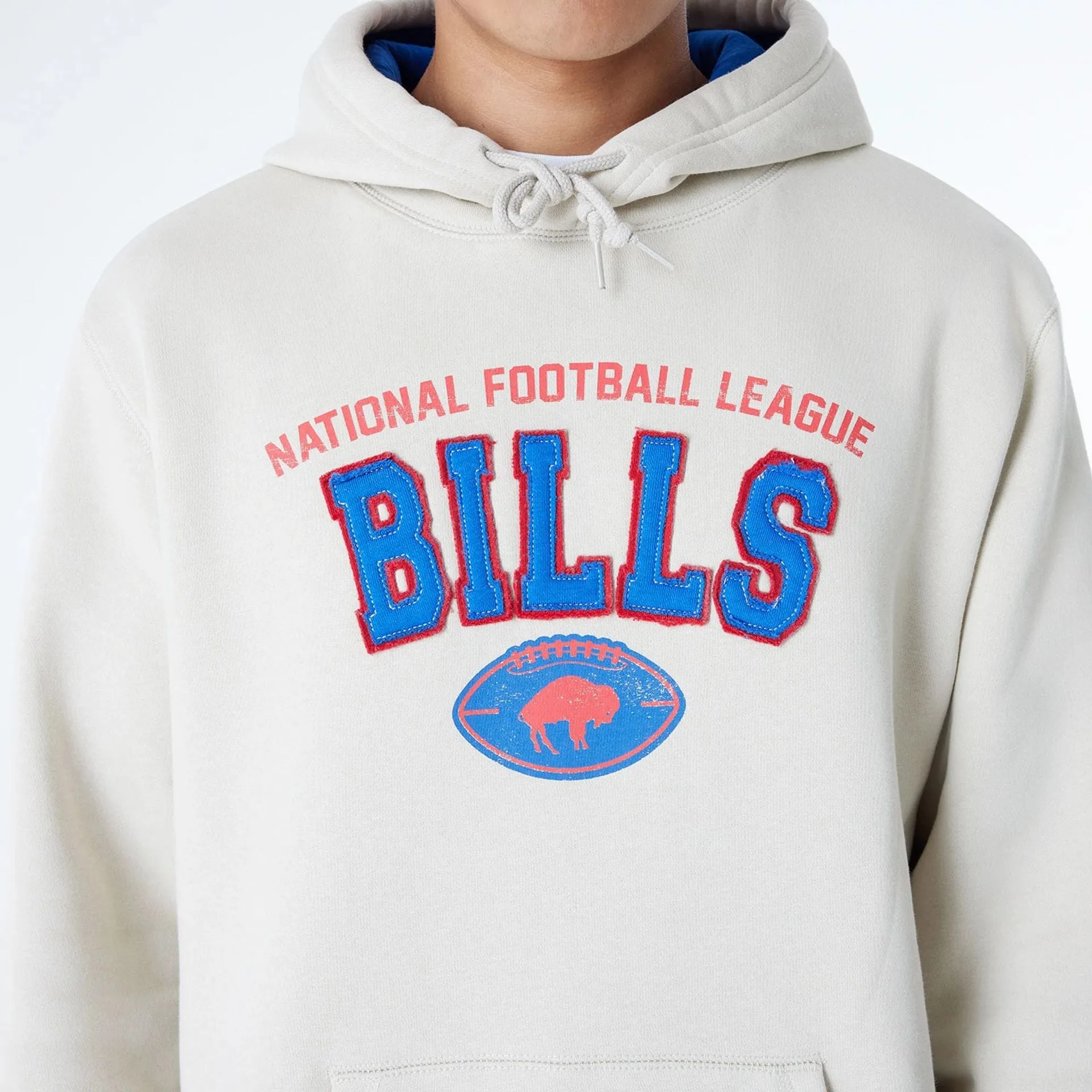 Buffalo Bills NFL 3rd Down Historic Light Beige Pullover Hoodie