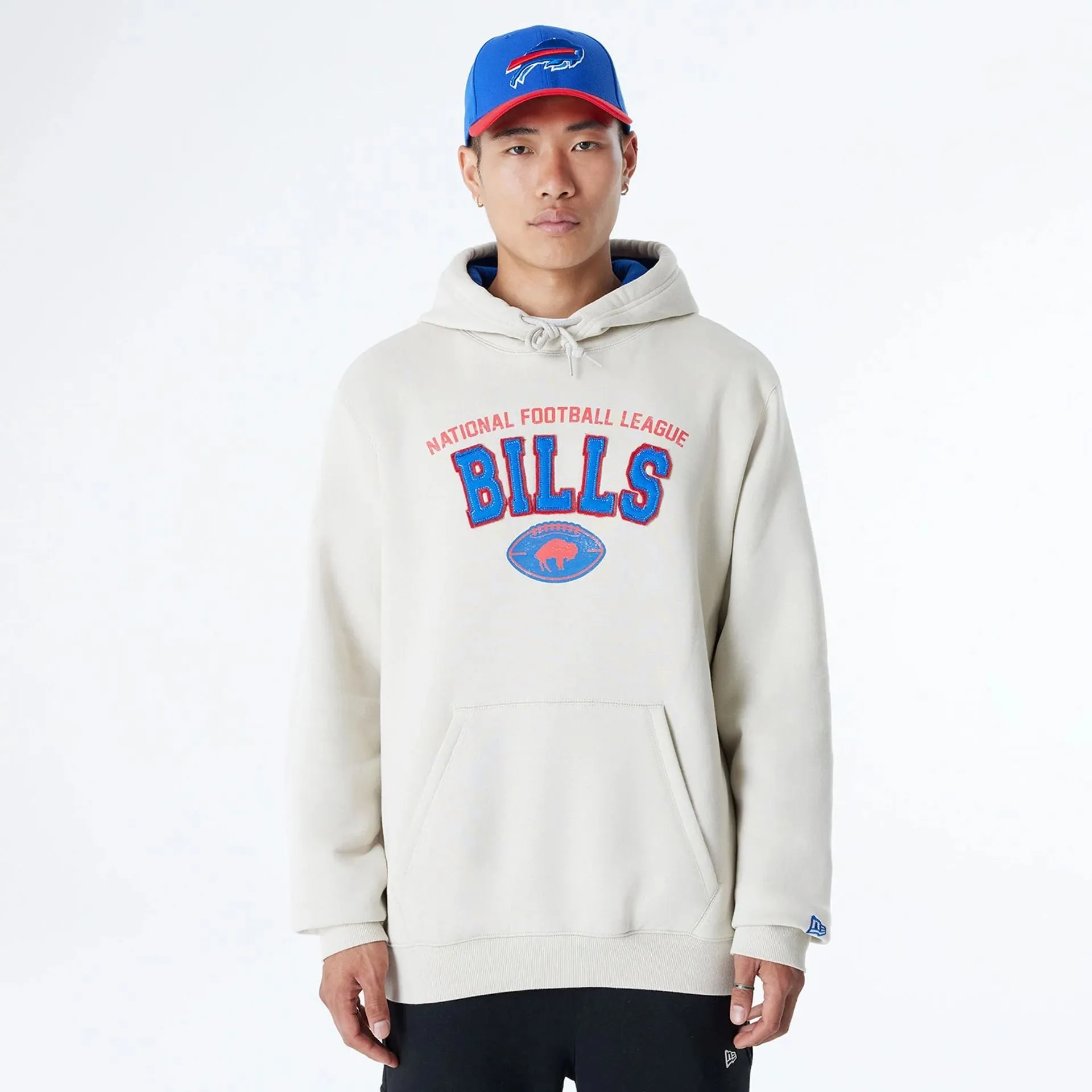 Buffalo Bills NFL 3rd Down Historic Light Beige Pullover Hoodie