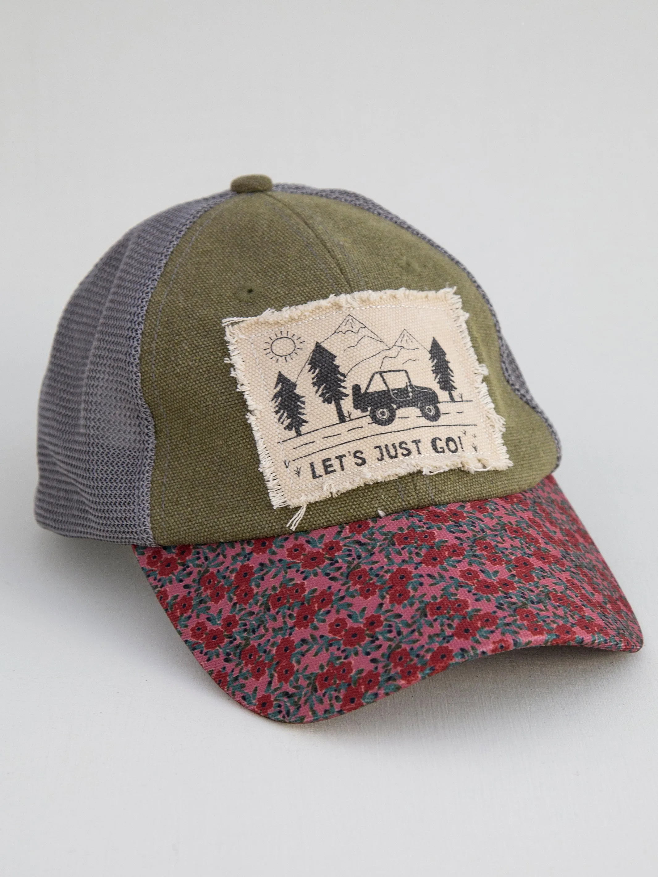 Canvas Trucker Hat - Let's Just Go