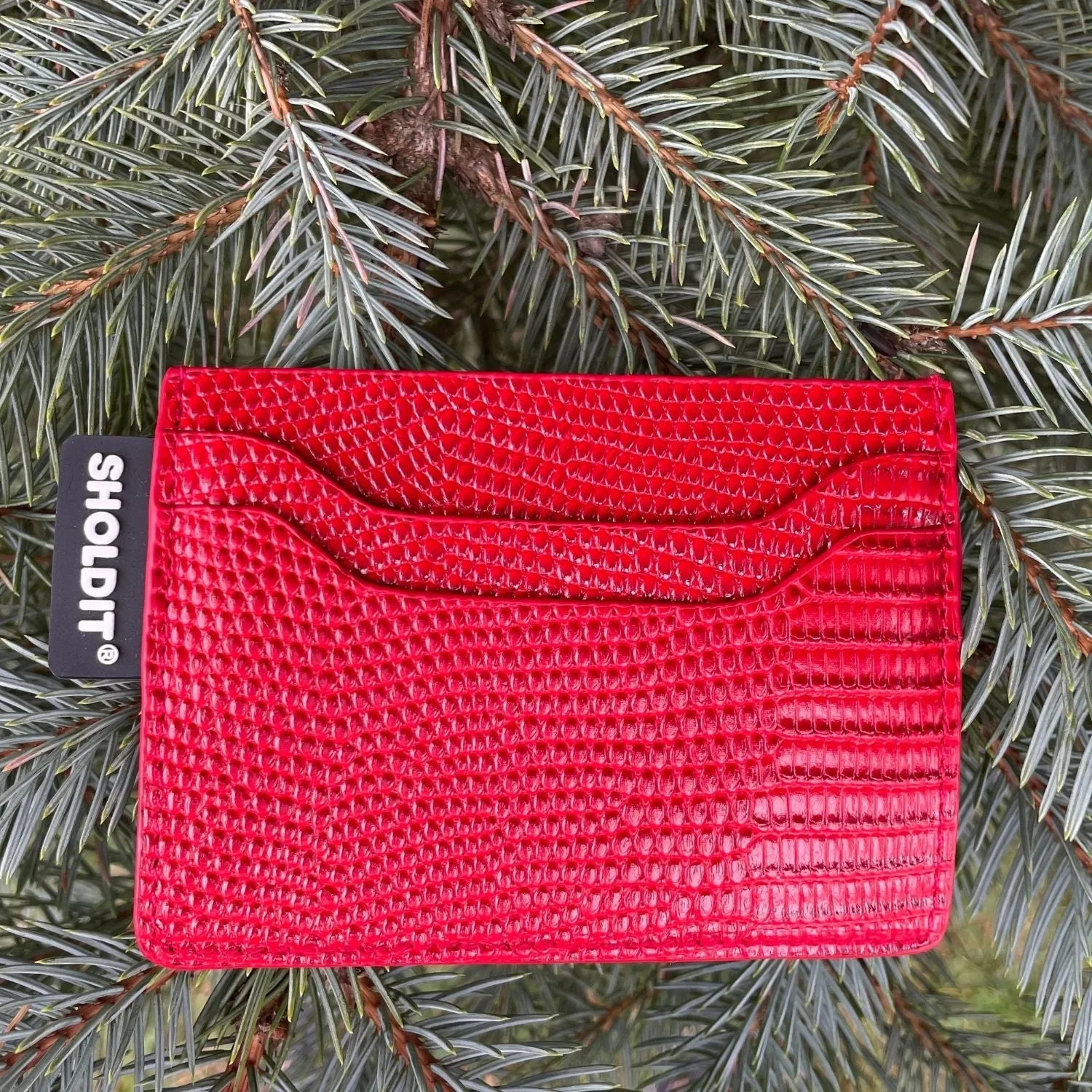 Card Holder Wallet | Crocodile Embossed