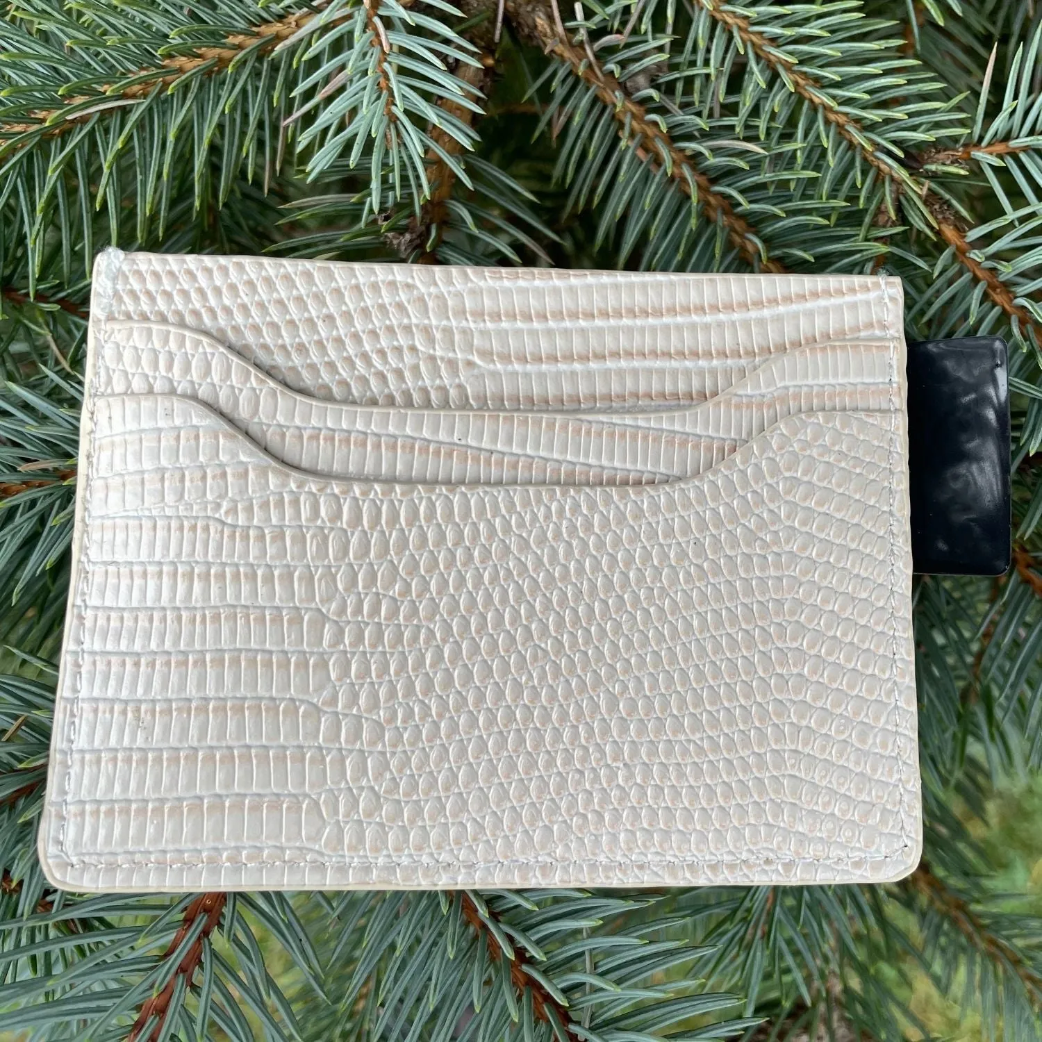 Card Holder Wallet | Crocodile Embossed