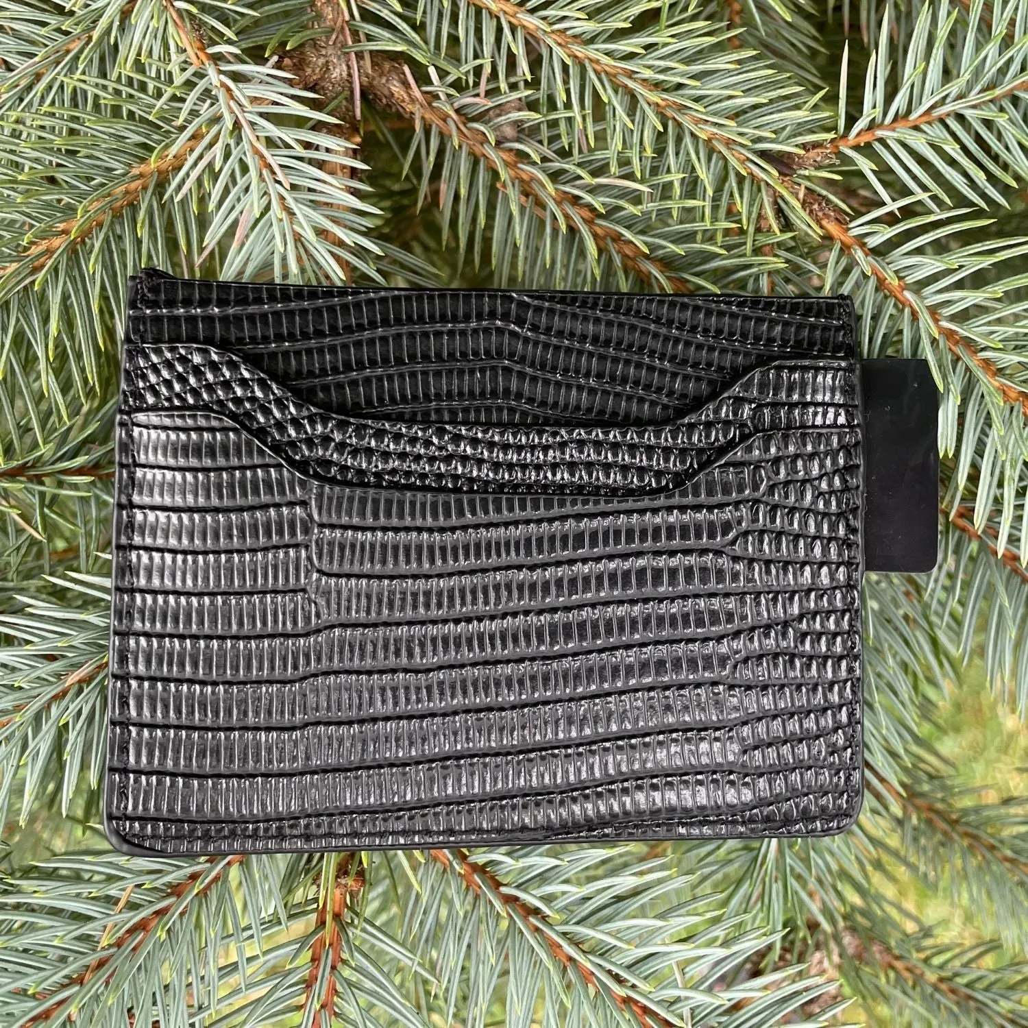 Card Holder Wallet | Crocodile Embossed