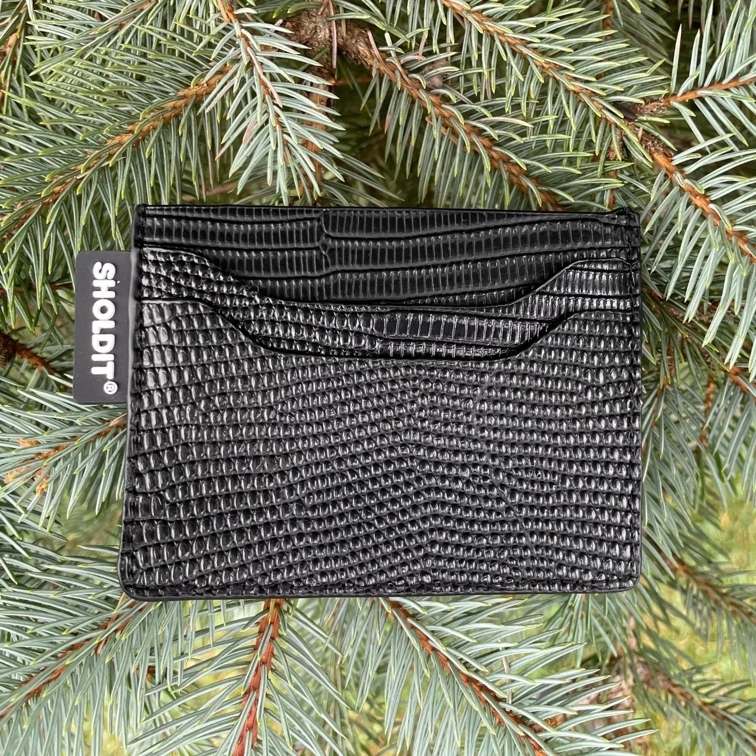 Card Holder Wallet | Crocodile Embossed