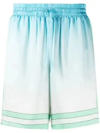 CASABLANCA Silk Shorts With Drawstrings 'Casa Sport'