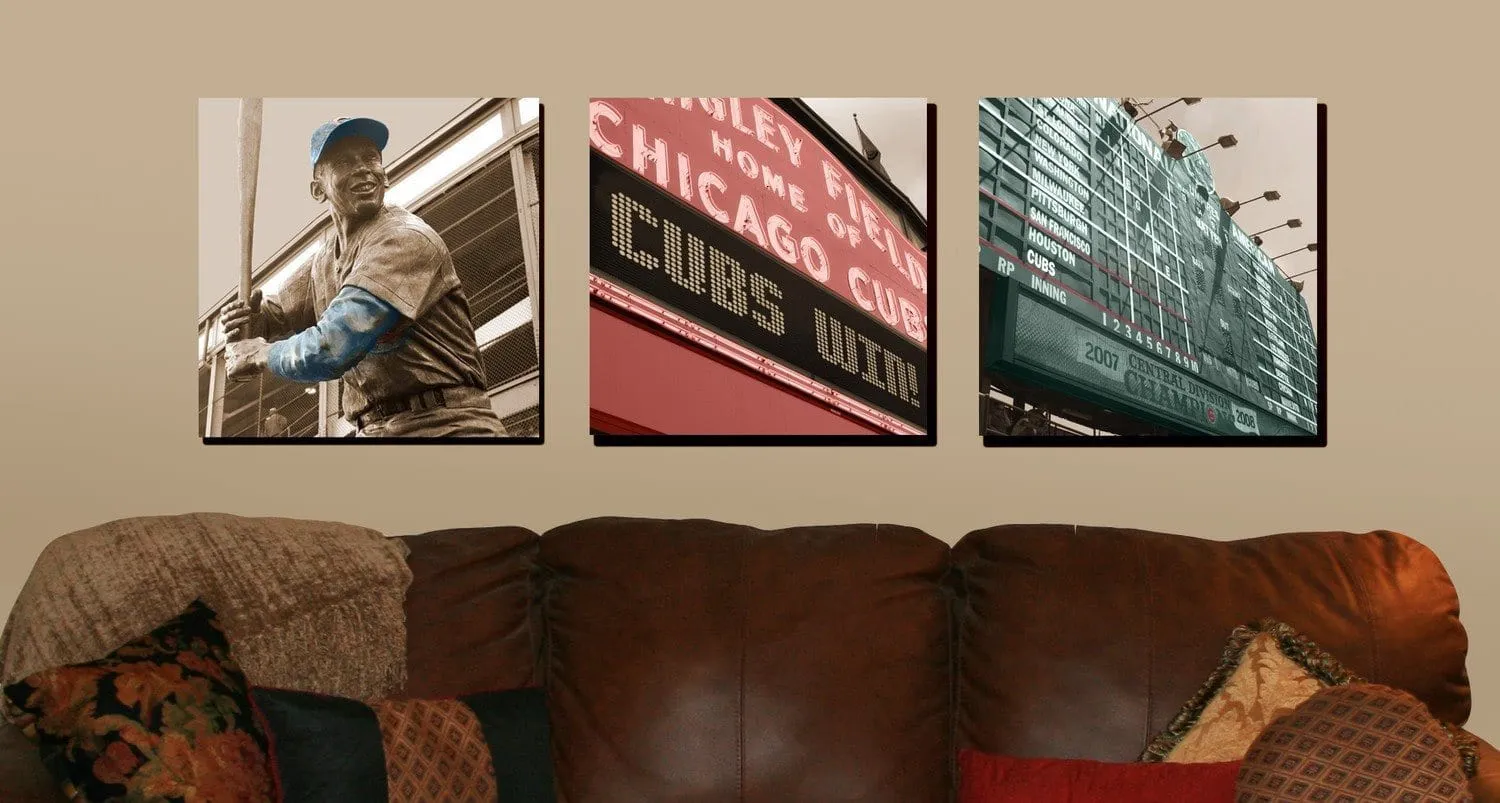 Chicago Cubs Canvas Art - Any Print