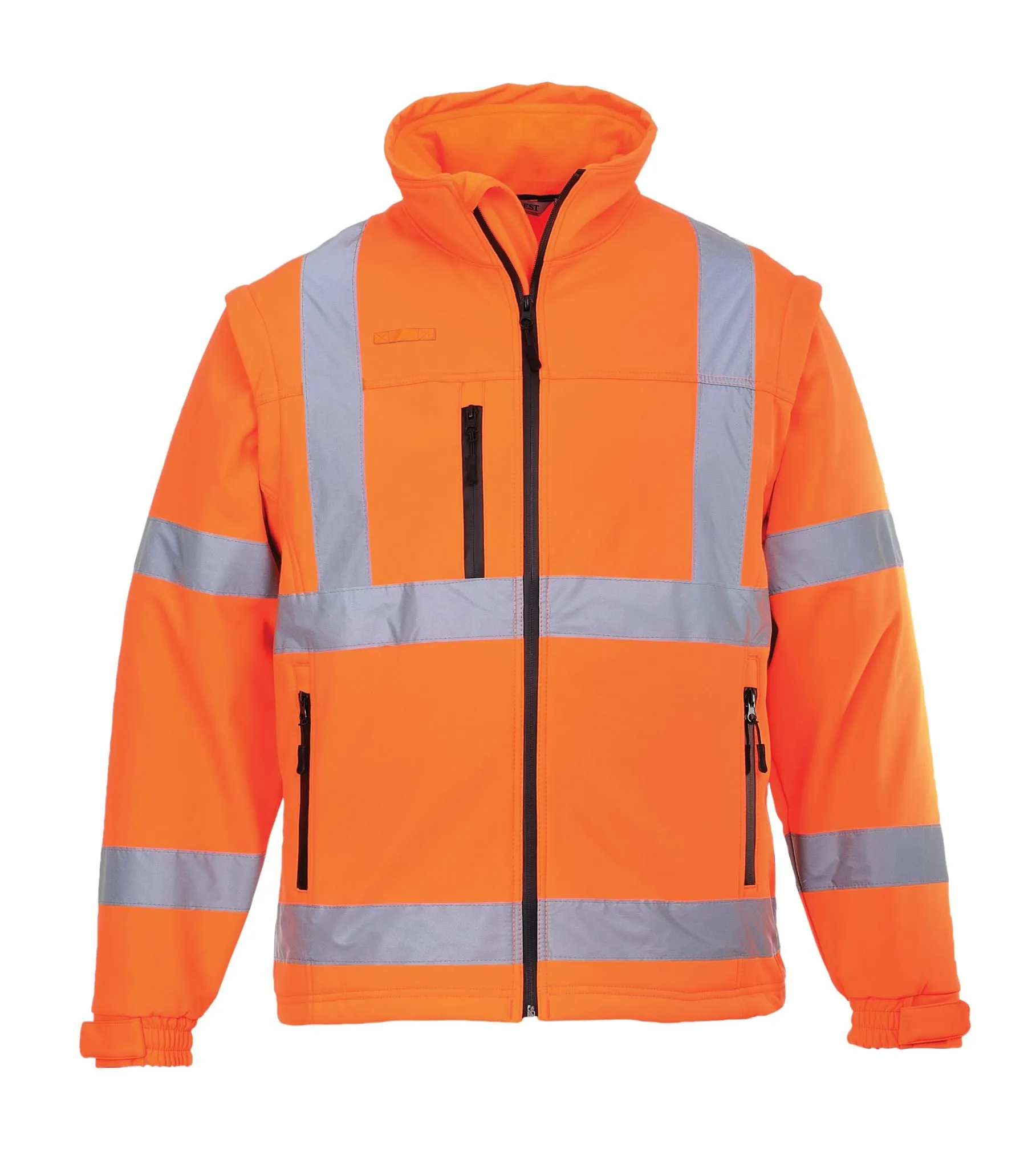 Class 3 Portwest Orange Hi-Vis Softshell Jacket