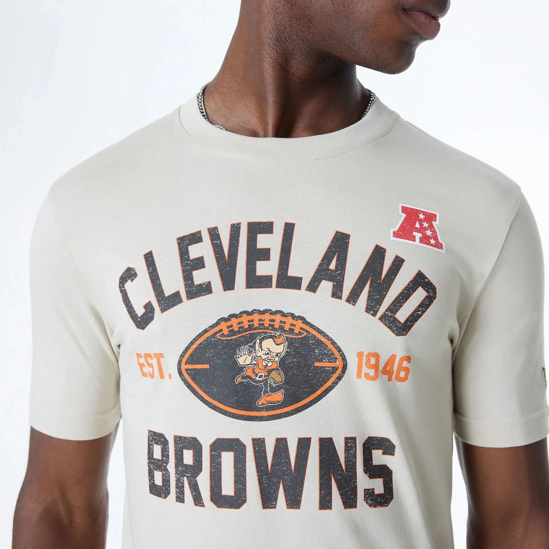 Cleveland Browns NFL 3rd Down Historic Light Beige T-Shirt