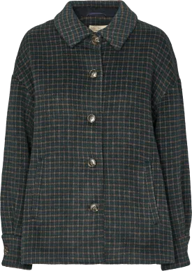 coat wool checkered - checkered-1462