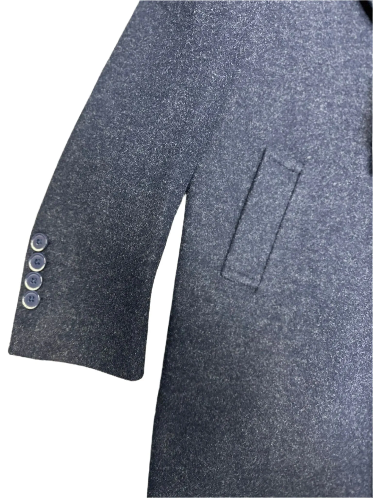 coat wool - navy