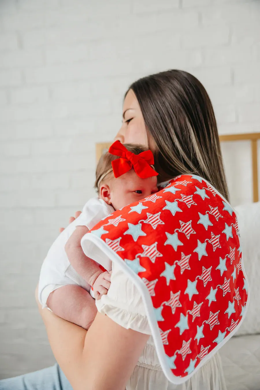 Copper Pearl Burp Cloth Set - Liberty