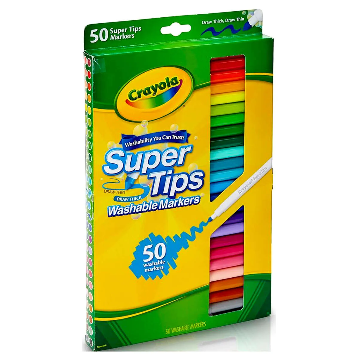 Crayola 50 Super Tips Washable Markers