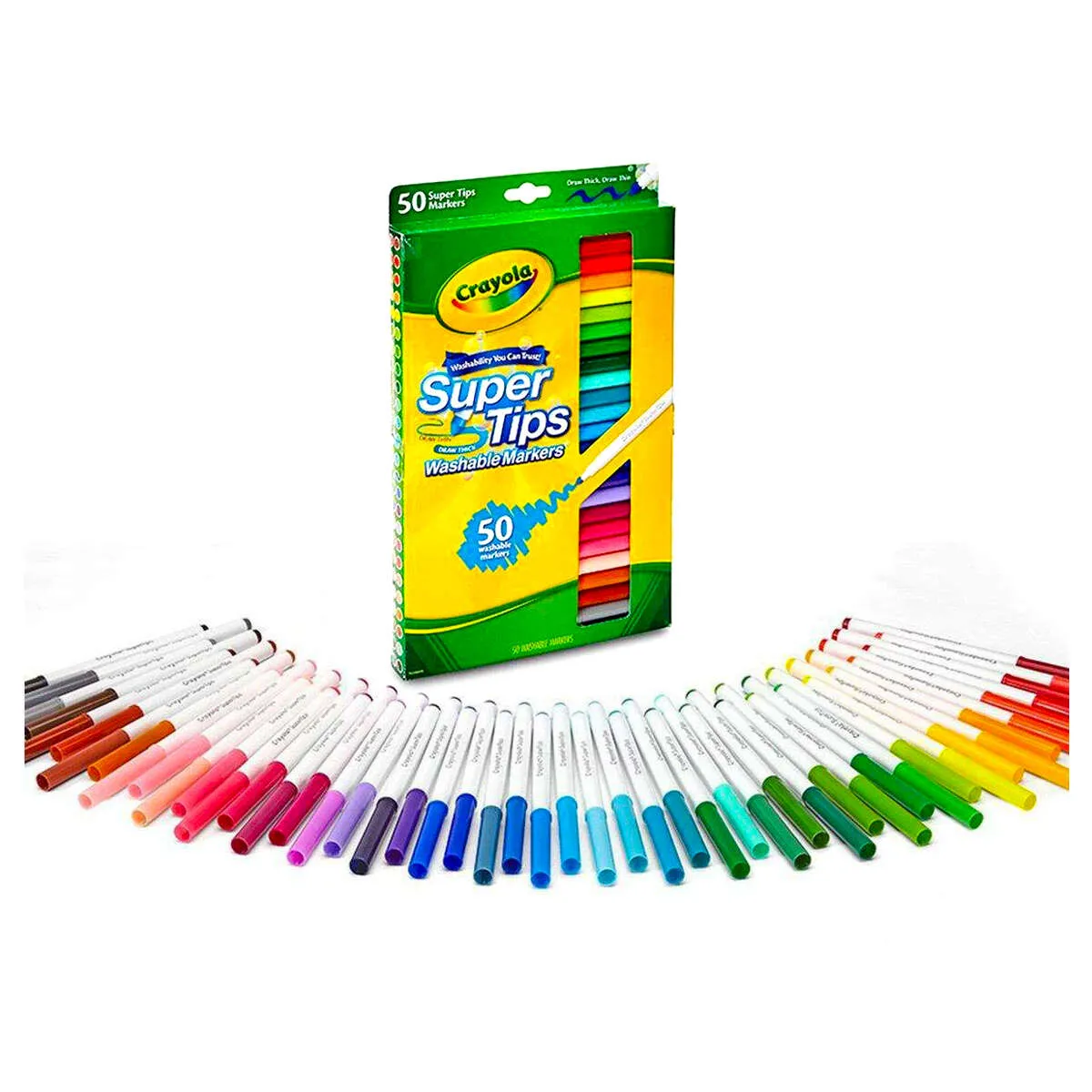 Crayola 50 Super Tips Washable Markers