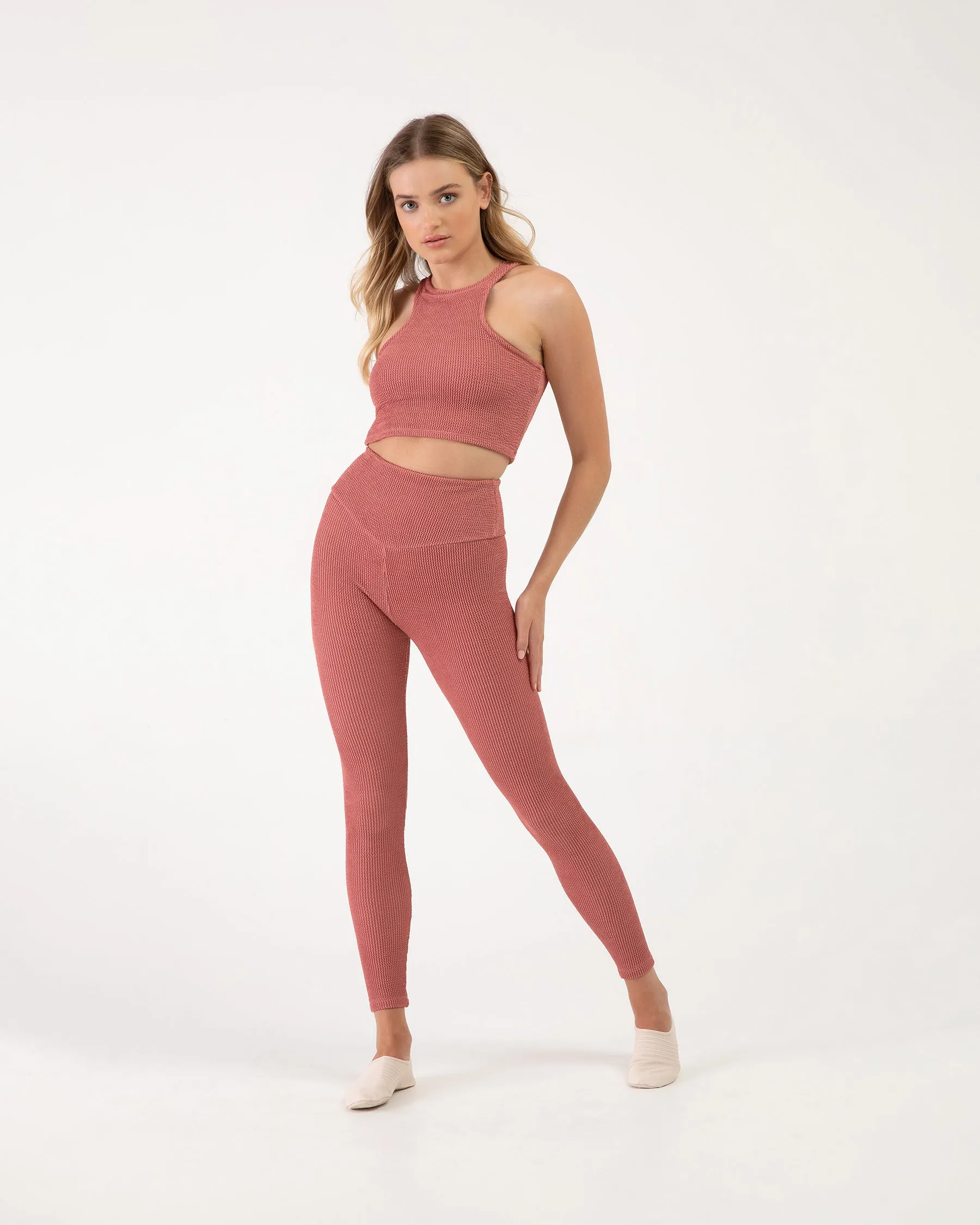 Crinkle Full Length Legging