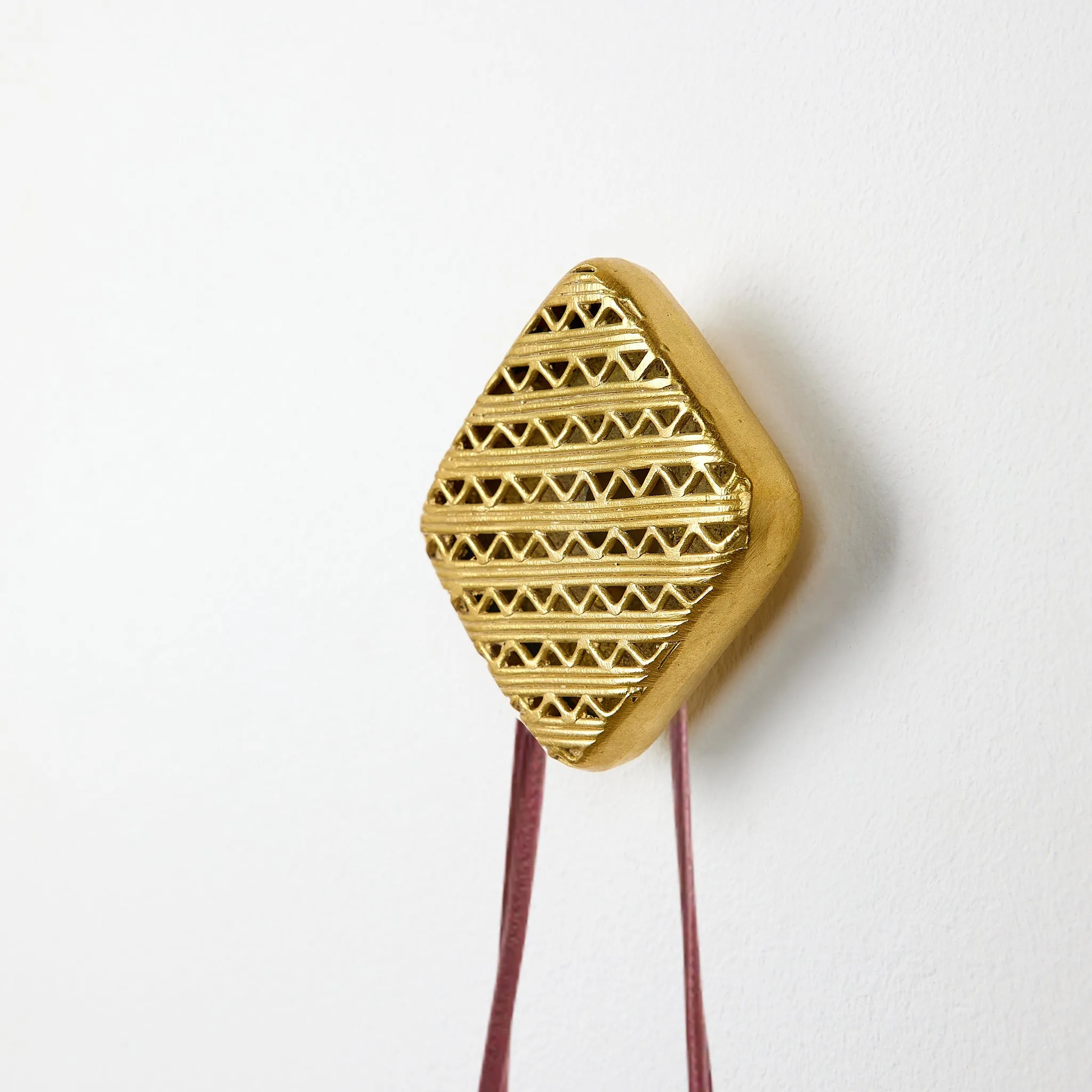 Diamond Brass Wall Hook