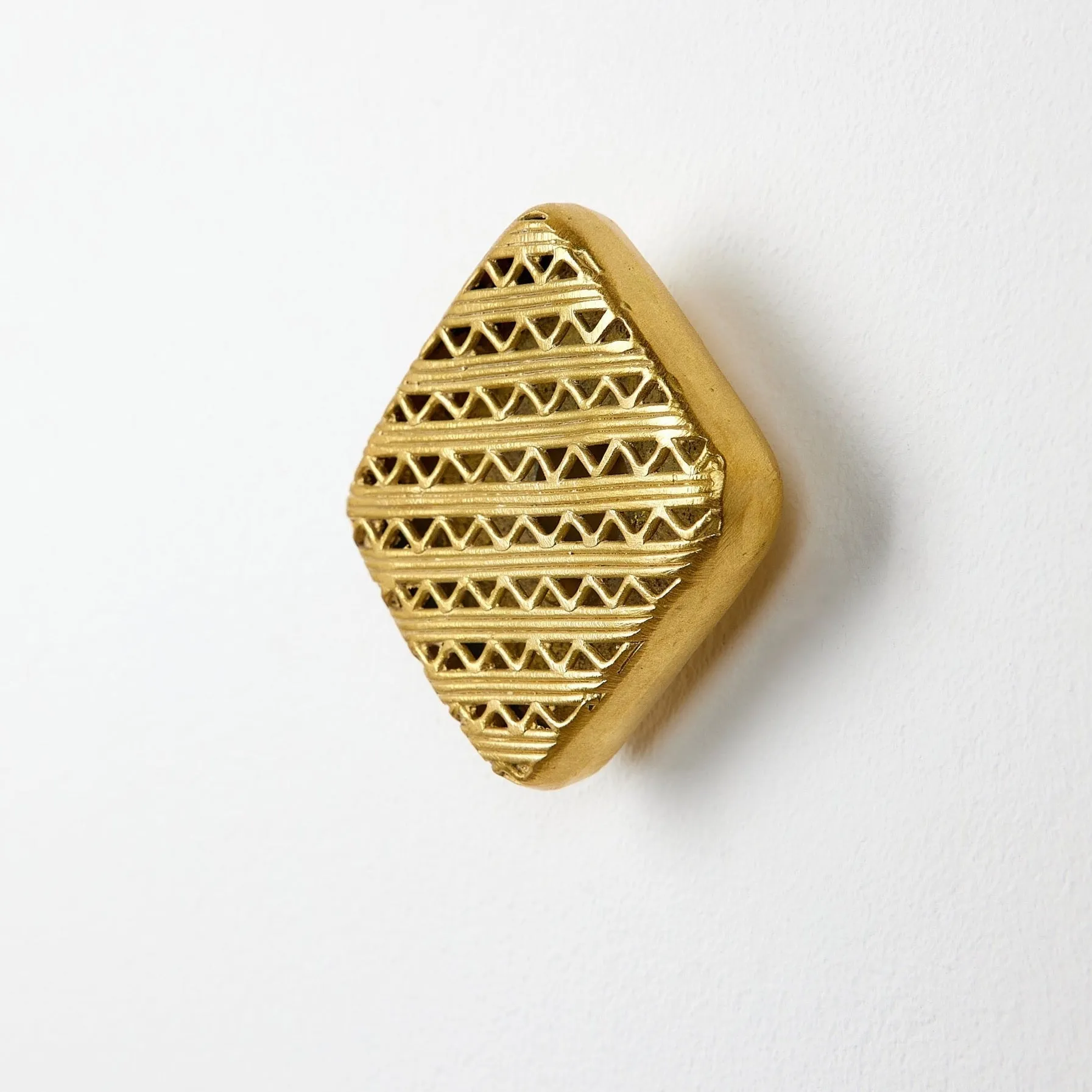 Diamond Brass Wall Hook