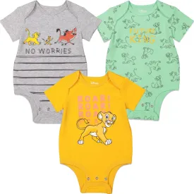 Disney 3 Pack Bodysuits