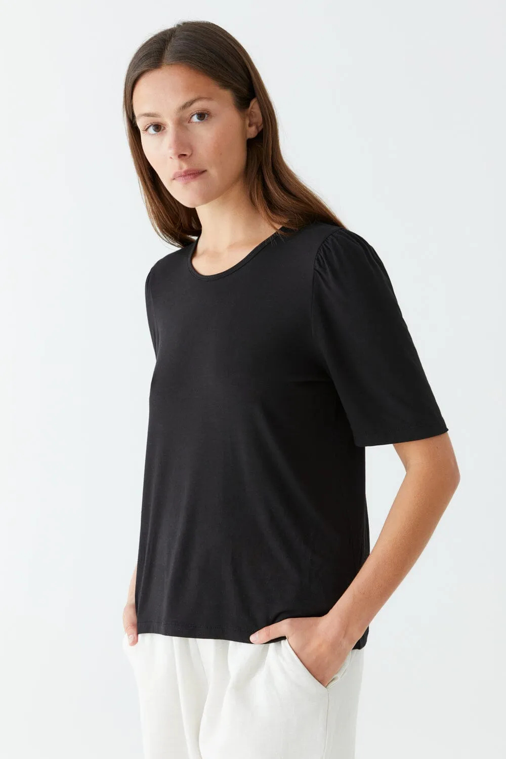 Draped Sleeve Top