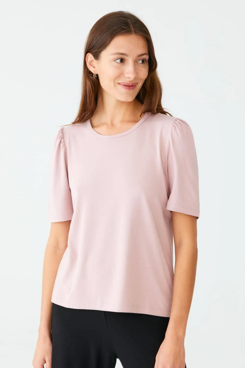 Draped Sleeve Top